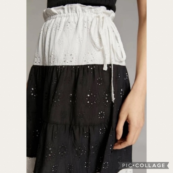 :Price Firm: Anthropologie Hutch Fantine Striped Maxi Skirt - Picture 3 of 9